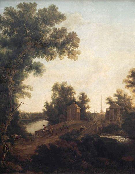 Semyon Shchedrin The Stone Bridge in Gatchina near Constable Square China oil painting art
